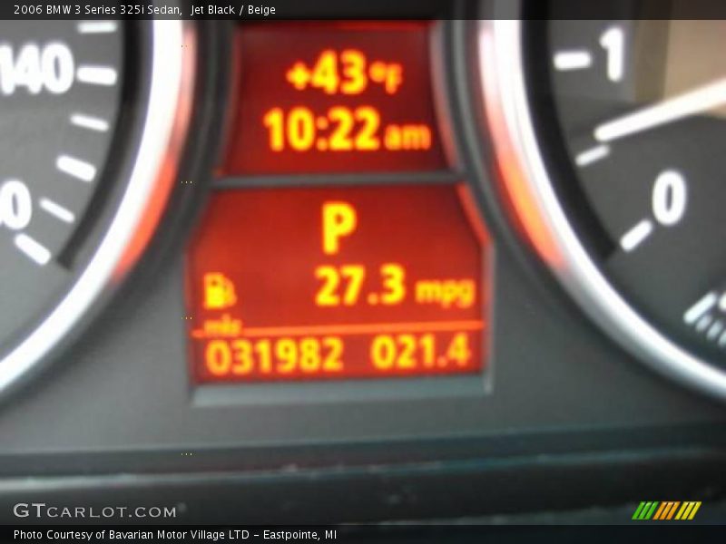 Jet Black / Beige 2006 BMW 3 Series 325i Sedan