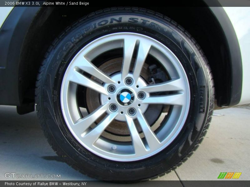 Alpine White / Sand Beige 2006 BMW X3 3.0i