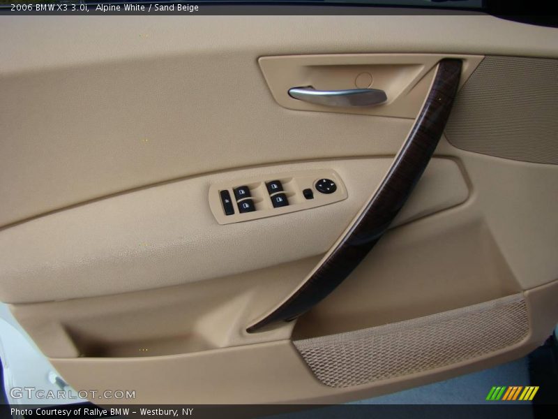 Alpine White / Sand Beige 2006 BMW X3 3.0i
