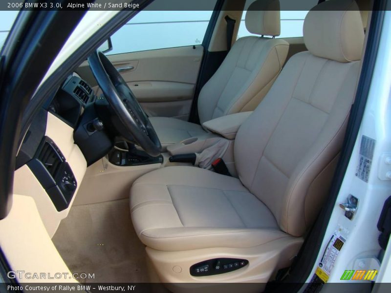 Alpine White / Sand Beige 2006 BMW X3 3.0i