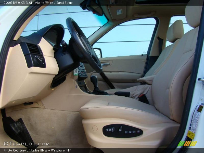 Alpine White / Sand Beige 2006 BMW X3 3.0i