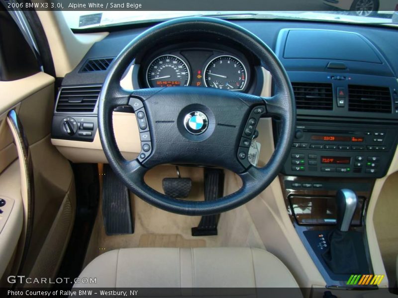 Alpine White / Sand Beige 2006 BMW X3 3.0i