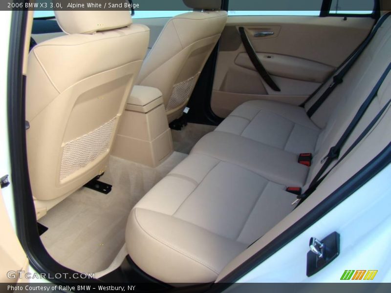 Alpine White / Sand Beige 2006 BMW X3 3.0i