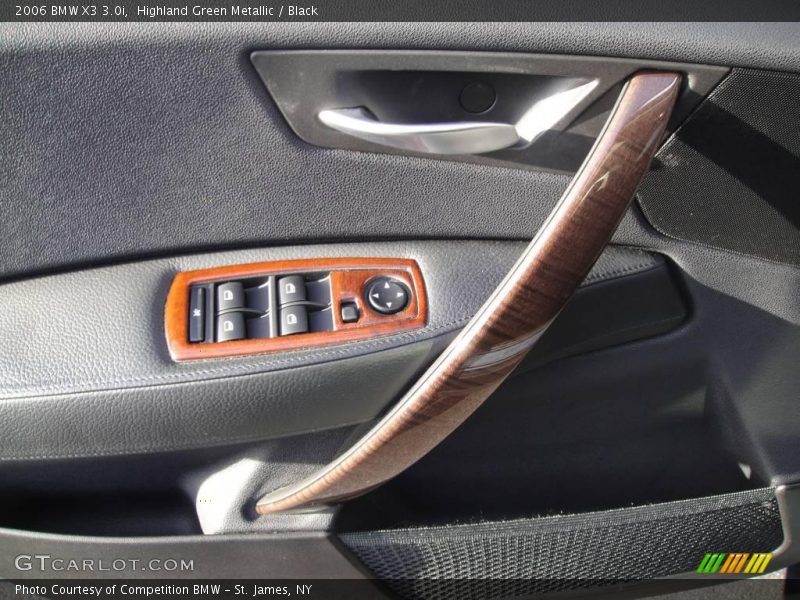Highland Green Metallic / Black 2006 BMW X3 3.0i