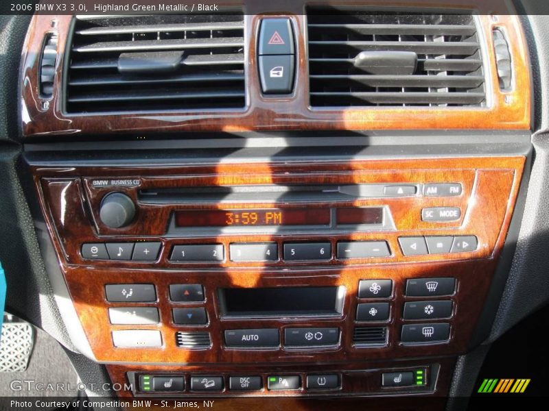 Highland Green Metallic / Black 2006 BMW X3 3.0i