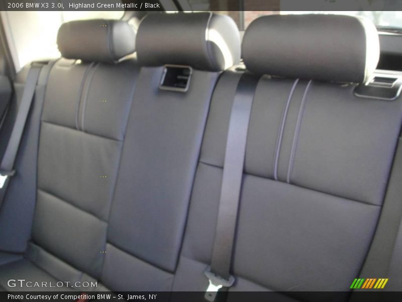 Highland Green Metallic / Black 2006 BMW X3 3.0i