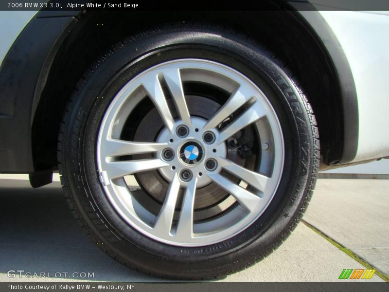 Alpine White / Sand Beige 2006 BMW X3 3.0i