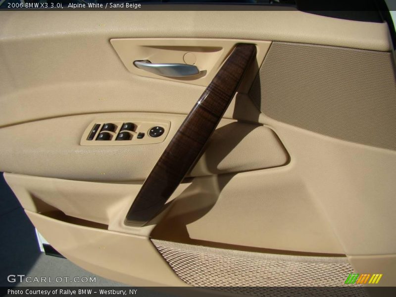 Alpine White / Sand Beige 2006 BMW X3 3.0i