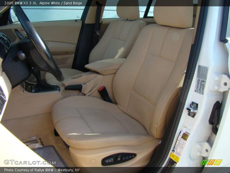 Alpine White / Sand Beige 2006 BMW X3 3.0i
