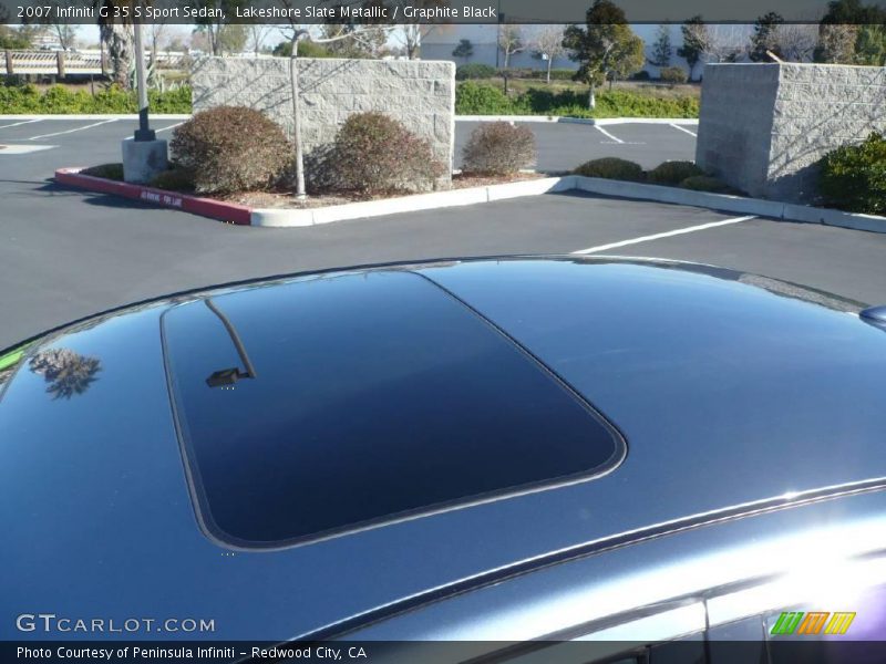 Lakeshore Slate Metallic / Graphite Black 2007 Infiniti G 35 S Sport Sedan