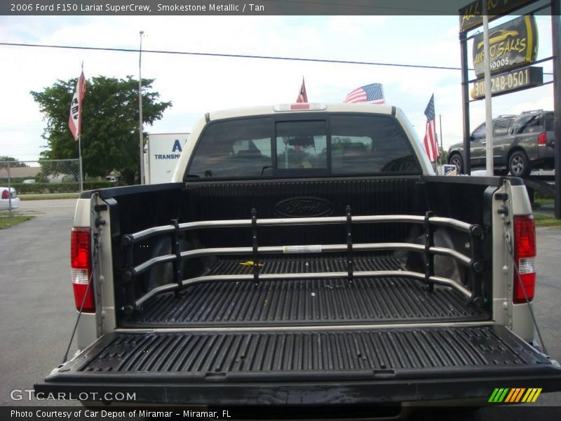 Smokestone Metallic / Tan 2006 Ford F150 Lariat SuperCrew