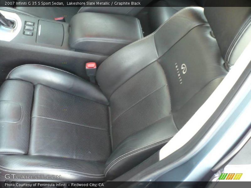Lakeshore Slate Metallic / Graphite Black 2007 Infiniti G 35 S Sport Sedan