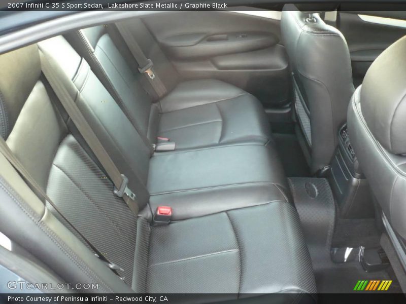 Lakeshore Slate Metallic / Graphite Black 2007 Infiniti G 35 S Sport Sedan