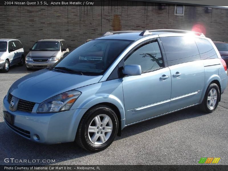 Azure Blue Metallic / Gray 2004 Nissan Quest 3.5 SL