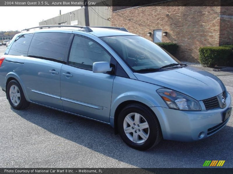 Azure Blue Metallic / Gray 2004 Nissan Quest 3.5 SL