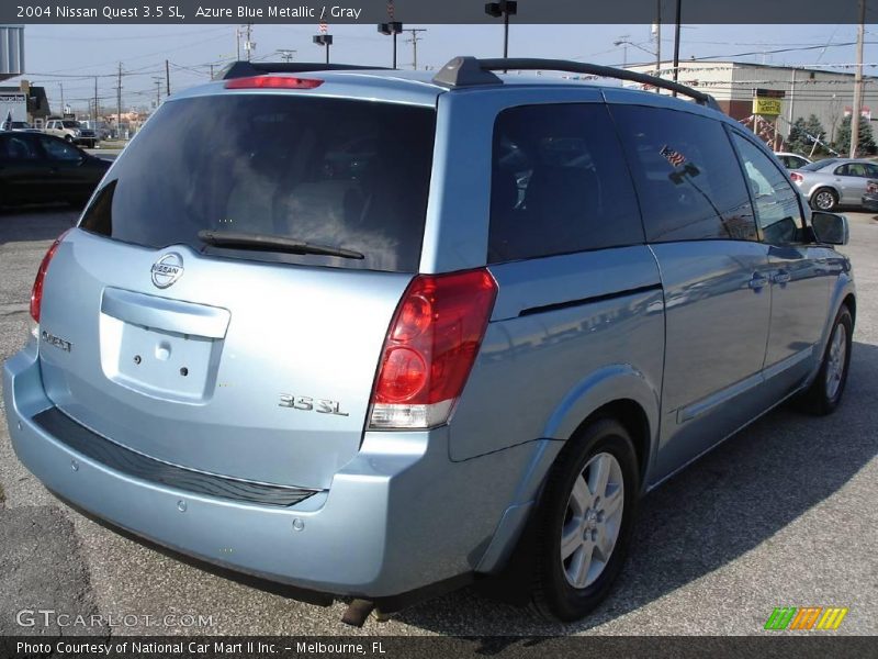 Azure Blue Metallic / Gray 2004 Nissan Quest 3.5 SL