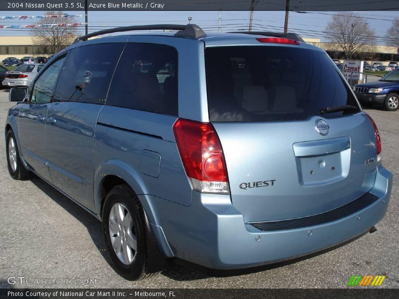 Azure Blue Metallic / Gray 2004 Nissan Quest 3.5 SL