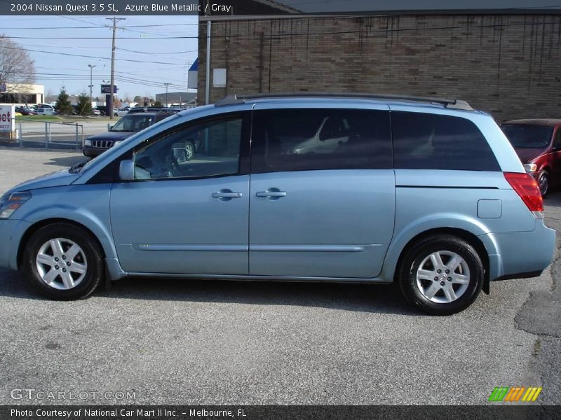 Azure Blue Metallic / Gray 2004 Nissan Quest 3.5 SL