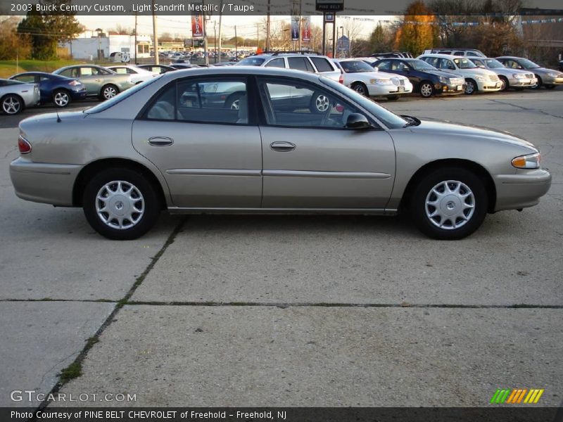 Light Sandrift Metallic / Taupe 2003 Buick Century Custom