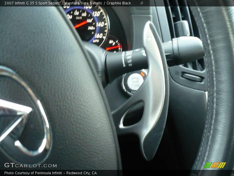 Lakeshore Slate Metallic / Graphite Black 2007 Infiniti G 35 S Sport Sedan