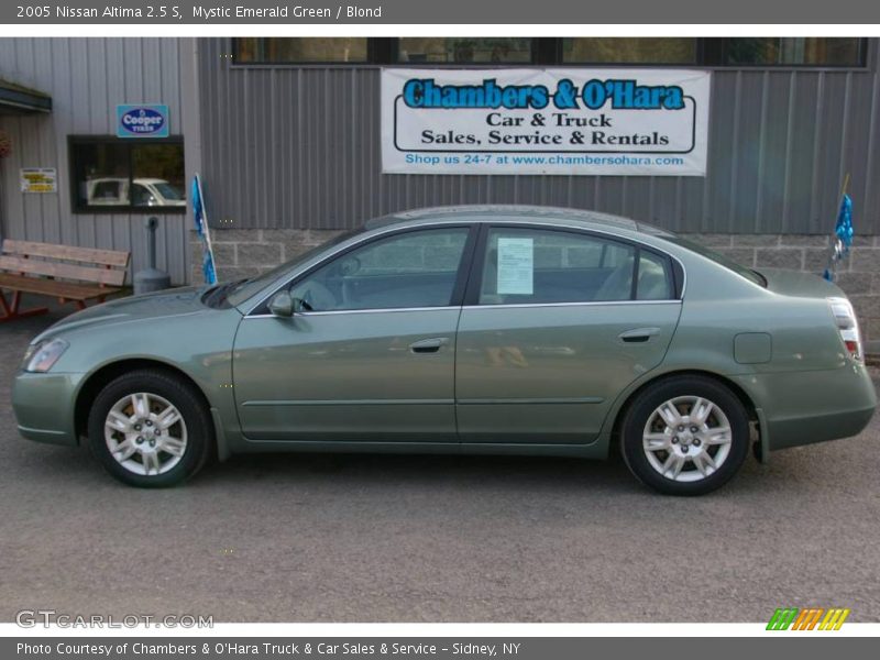 Mystic Emerald Green / Blond 2005 Nissan Altima 2.5 S