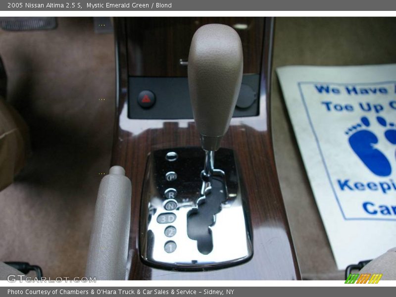 Mystic Emerald Green / Blond 2005 Nissan Altima 2.5 S