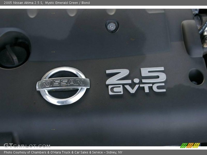 Mystic Emerald Green / Blond 2005 Nissan Altima 2.5 S