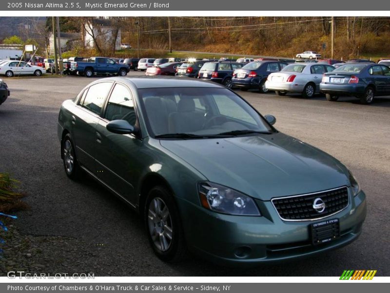 Mystic Emerald Green / Blond 2005 Nissan Altima 2.5 S