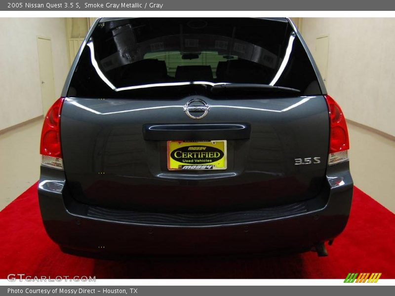 Smoke Gray Metallic / Gray 2005 Nissan Quest 3.5 S