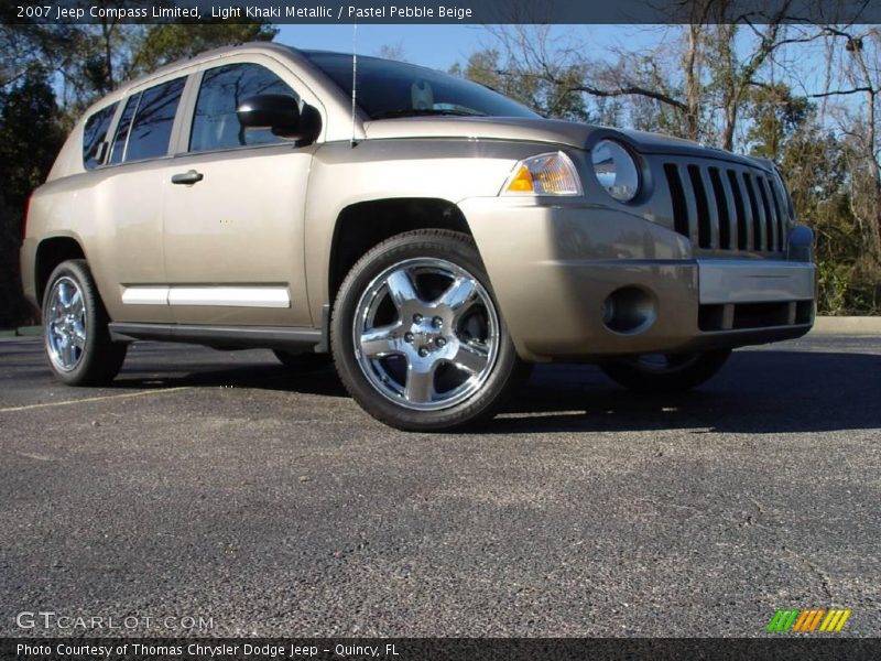 Light Khaki Metallic / Pastel Pebble Beige 2007 Jeep Compass Limited