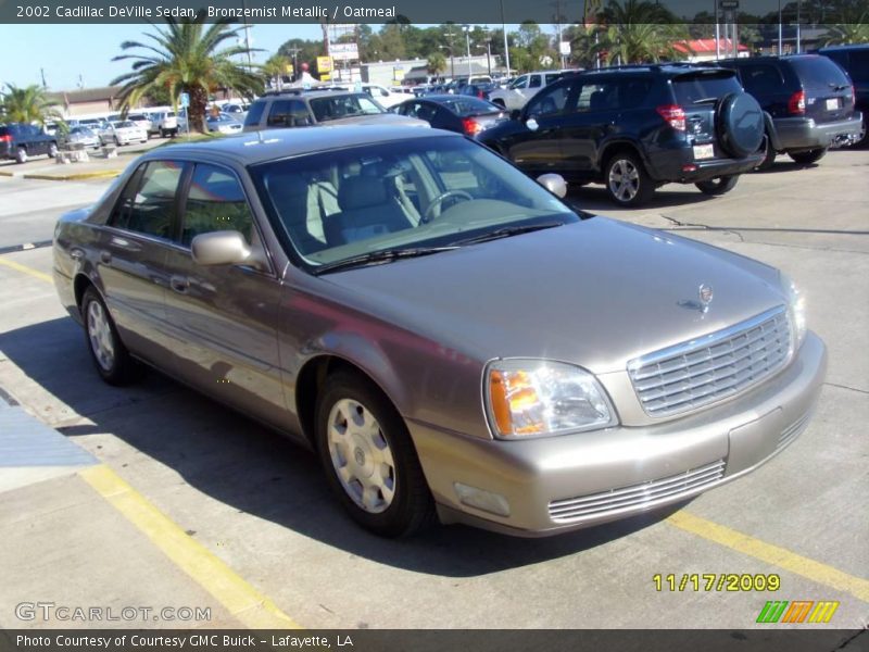 Bronzemist Metallic / Oatmeal 2002 Cadillac DeVille Sedan