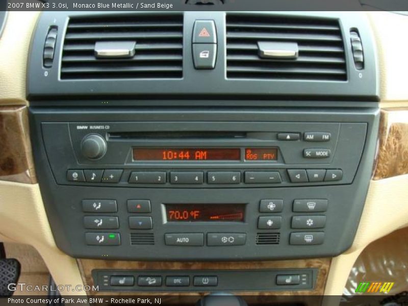 Monaco Blue Metallic / Sand Beige 2007 BMW X3 3.0si