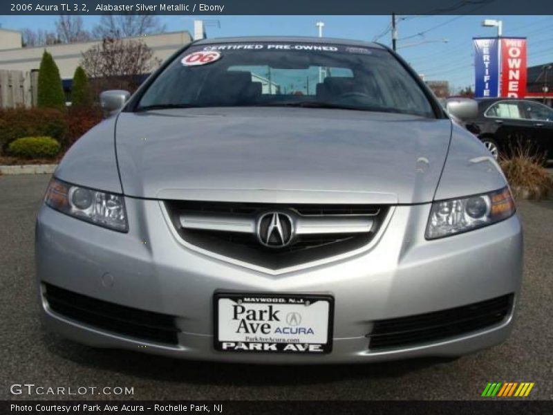 Alabaster Silver Metallic / Ebony 2006 Acura TL 3.2