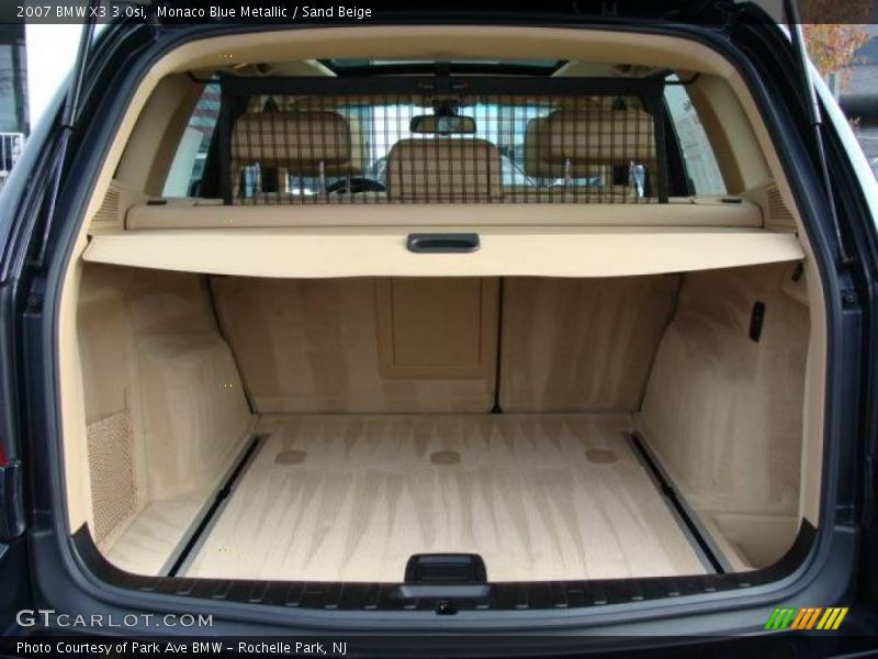 Monaco Blue Metallic / Sand Beige 2007 BMW X3 3.0si