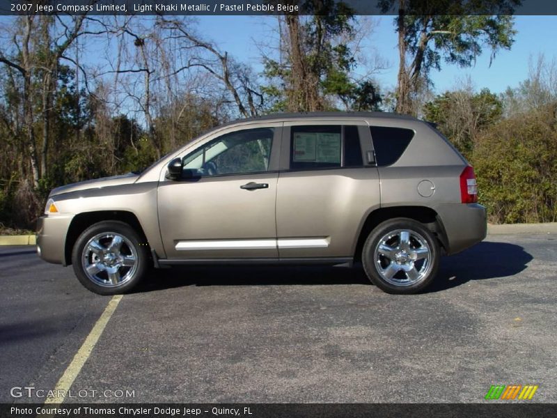 Light Khaki Metallic / Pastel Pebble Beige 2007 Jeep Compass Limited