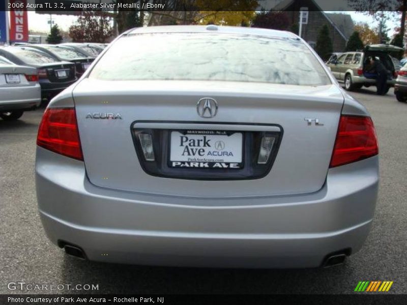 Alabaster Silver Metallic / Ebony 2006 Acura TL 3.2