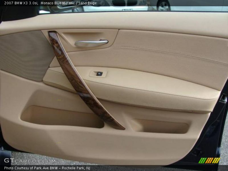 Monaco Blue Metallic / Sand Beige 2007 BMW X3 3.0si