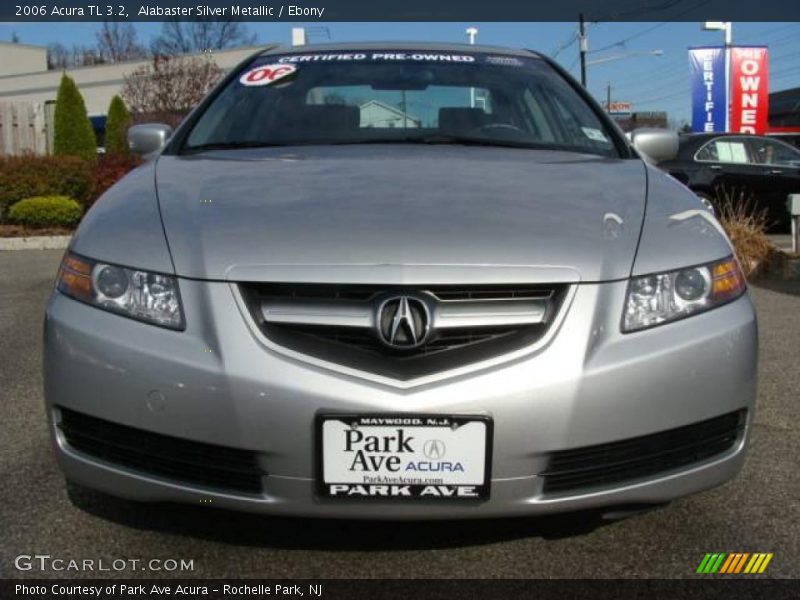 Alabaster Silver Metallic / Ebony 2006 Acura TL 3.2