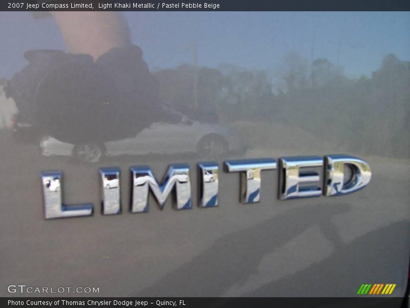 Light Khaki Metallic / Pastel Pebble Beige 2007 Jeep Compass Limited
