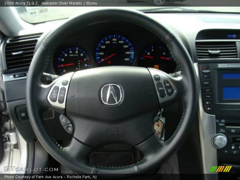 Alabaster Silver Metallic / Ebony 2006 Acura TL 3.2