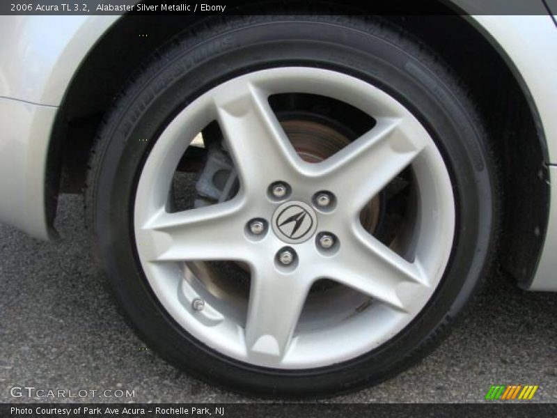 Alabaster Silver Metallic / Ebony 2006 Acura TL 3.2