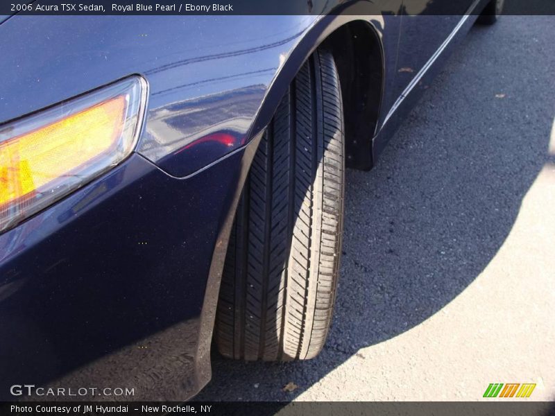 Royal Blue Pearl / Ebony Black 2006 Acura TSX Sedan