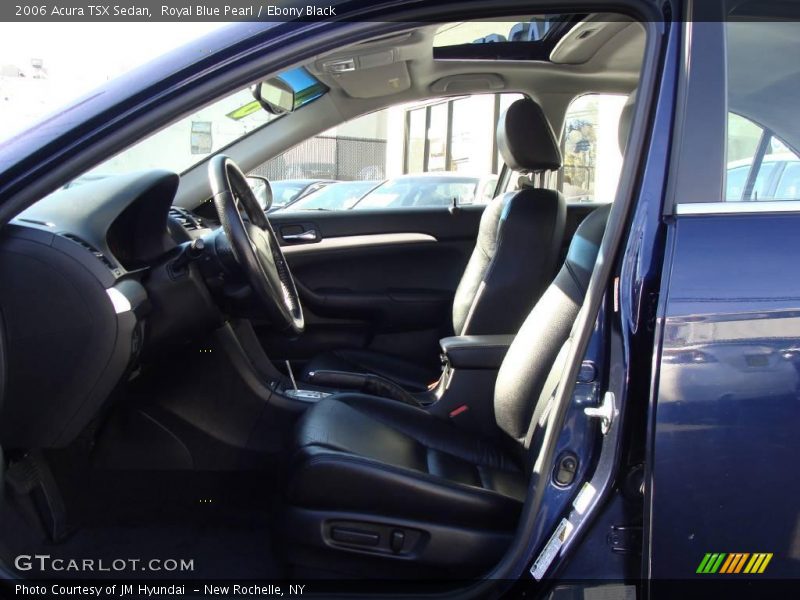 Royal Blue Pearl / Ebony Black 2006 Acura TSX Sedan