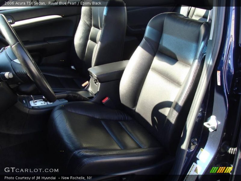 Royal Blue Pearl / Ebony Black 2006 Acura TSX Sedan