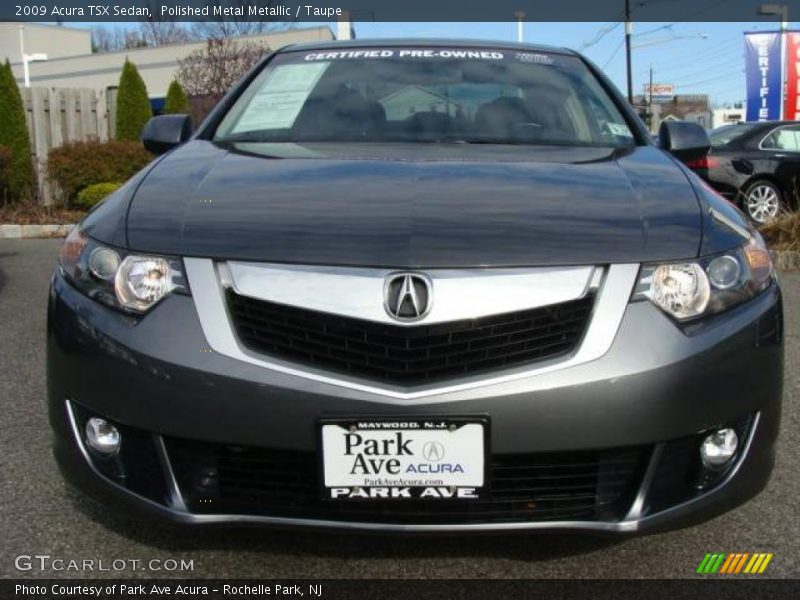 Polished Metal Metallic / Taupe 2009 Acura TSX Sedan