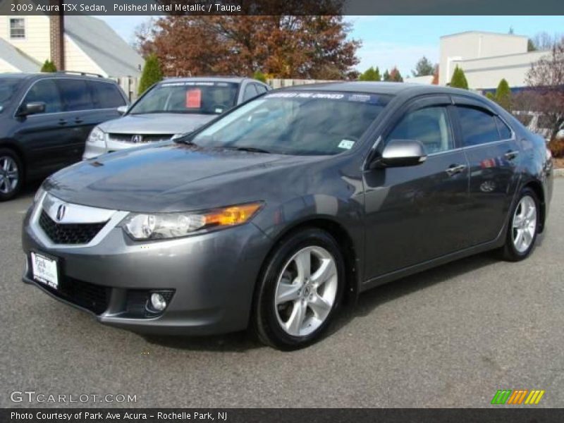 Polished Metal Metallic / Taupe 2009 Acura TSX Sedan