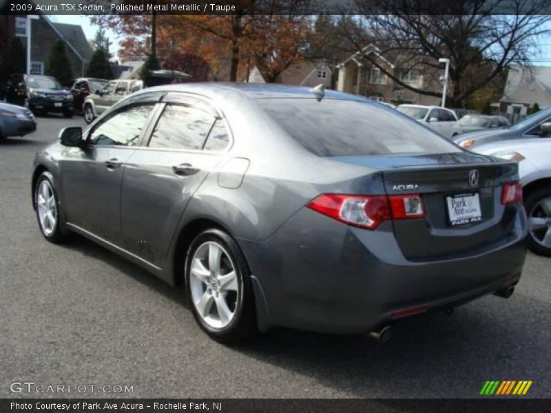 Polished Metal Metallic / Taupe 2009 Acura TSX Sedan