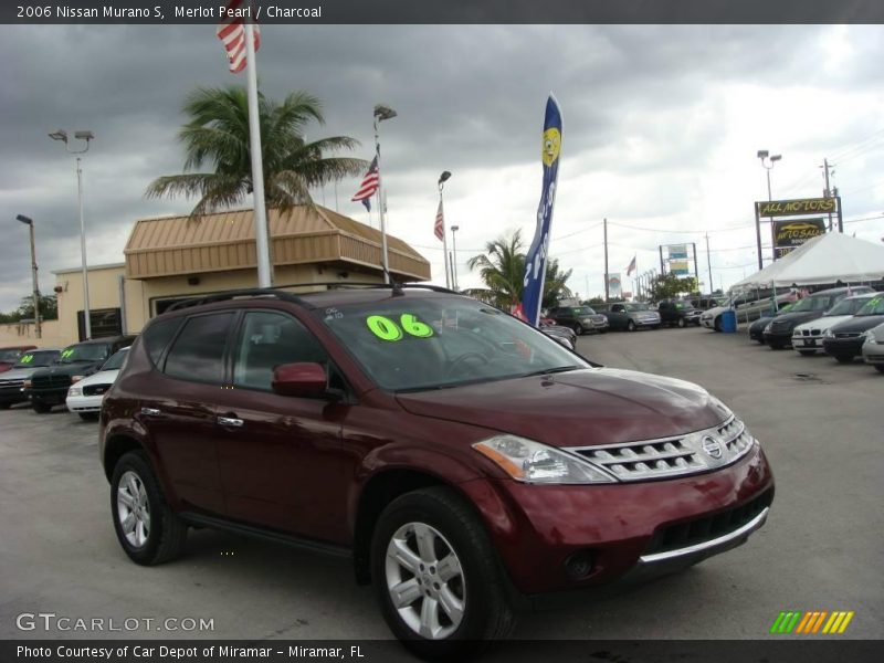 Merlot Pearl / Charcoal 2006 Nissan Murano S
