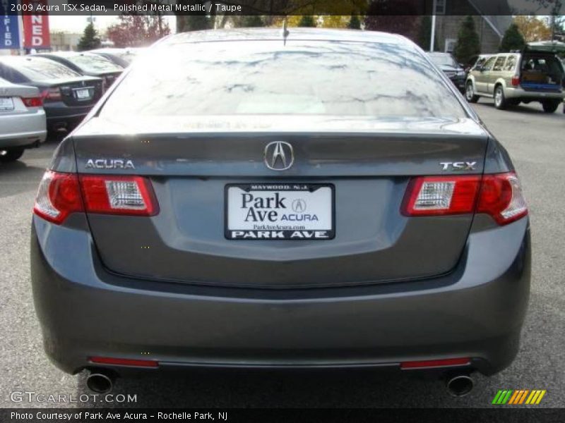 Polished Metal Metallic / Taupe 2009 Acura TSX Sedan