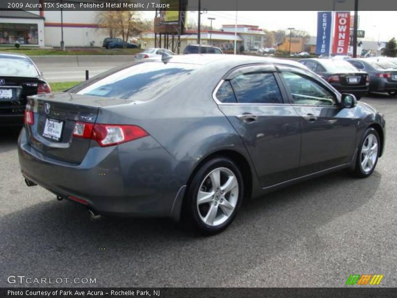 Polished Metal Metallic / Taupe 2009 Acura TSX Sedan
